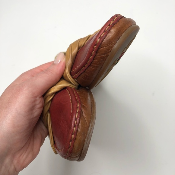 A.Z. Moda Color Block Leather Slip-on Loafer Shoes - Picture 8 of 15